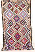 Orientalsk Harsin Kilim 300 x 165 cm.