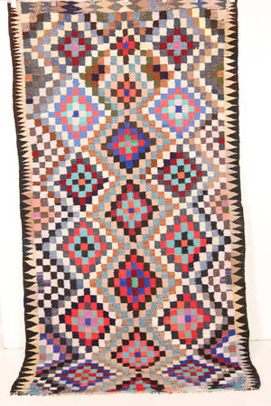 Orientalsk Harsin Kilim 300 x 165 cm.