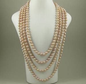 Süßwasserzuchtperl Collier ca. 210 cm