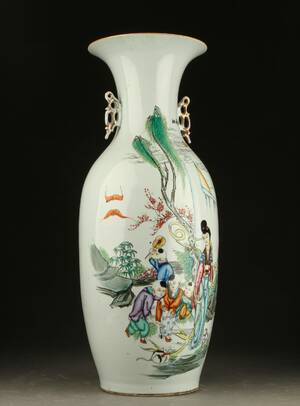 Kinesisk vase af porcelæn, 1900-tallet