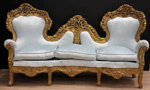 Soffa, Louis XV-stil