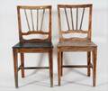Stolar ett par, snarlika, allmoge, 1800-tal
