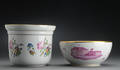 Kgl. Porcelæn samt Bing  Grøndahl. Bowle samt potteskjuler 2