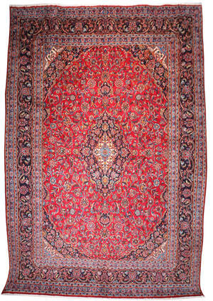 Persisk Mashad tæppe, 390x300 cm.