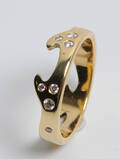 Georg Jensen - Fusionsring med 8 brillanter  Denne vare er sat til omsalg under nyt varenummer 4083614