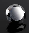Uindfattet behandlet sort diamant ca 9.91 ct