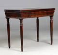 Spillebord af mahogni. 1800-tallet