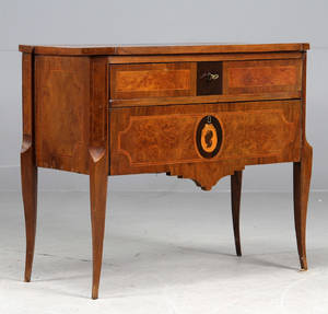 Kommode, nøddetræ, 1900-tallet