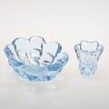 HALLON, Anne Nilsson för Orrefors, blåtonat glas