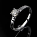 Solitaire ring ca. 0.50 ct.