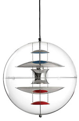 Verner Panton, Pendelleuchte Modell VP Globe ø 40cm