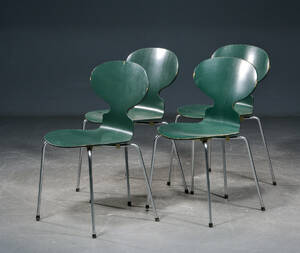 Arne Jacobsen, Fire myrestole, model 3101 4