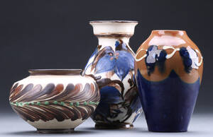 Kähler m.fl. 3 vaser af keramik 3