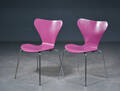 Arne Jacobsen, To syverstole, model 3107 2 