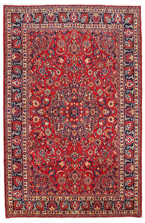 Persisk handknuten matta Mashad, 305x200 cm