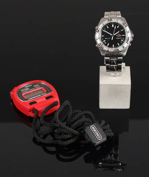 Seiko stopur samt Citizen armbåndsur 2