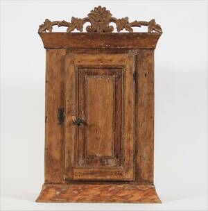 Väggskåp, allmoge, 1800-tal