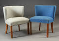 Fritz Hansen m.fl. To stole betrukket med uld 2