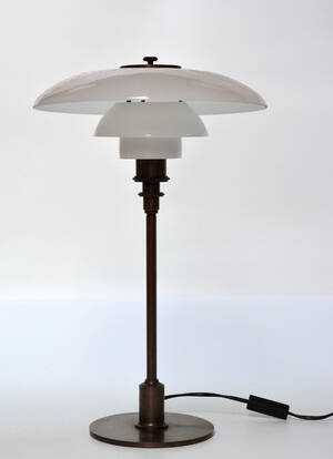 Poul Henningsen for Louis Poulsen, TrePH bordlampe, Jubilæumsmodel 