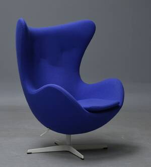 Arne Jacobsen. Ægget. Hvilestol med vippeanordning, model 3316. Særbestilling Denne vare er sat til omsalg under nyt varenummer 4896440