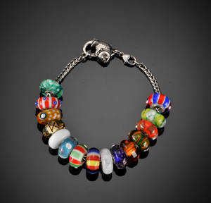 Troldekugler world tour charmsarmbånd