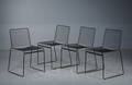 Hay Hee, fire Dining chairs, sorte 4