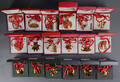 En samling Georg Jensen juleuroer i original emballage  1994- 2011. 18.