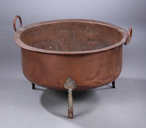 Gruekedel af kobber, 1800-tallet