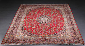 Persisk Keshan tæppe 390 x 300 cm.