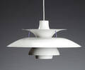  Poul Henningsen. PH5 pendel hvid.