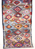 Orientalsk Harsin Kilim 275 x 160 cm.