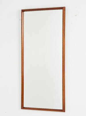 Väggspegel, teak