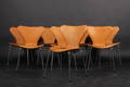 Arne Jacobsen. Sæt på otte stole model 3107. 8