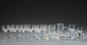 Samling ældre glas 20