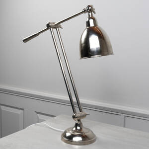 SKRIVBORDSLAMPA, metall, ställbar