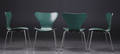 Arne Jacobsen. Sæt på fire stole, model 3107 4