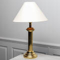 BORDSLAMPA, gulmetall