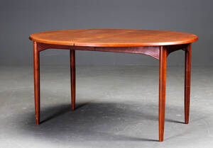 Dansk møbelproducent. Ovalt spisebord, teaktræ 3