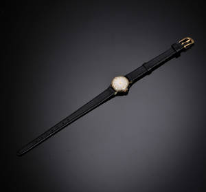 Fleurier, damearmbåndsur i 14 karat guld