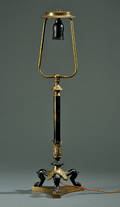 Bordlampe af bronze