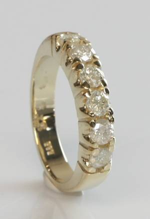 Alliancering, ca. 0.90 ct.