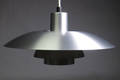 Poul Henningsen PH 43 pendel af børstet aluminium