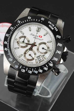 Swiss Master Pilot Chronograph. Herrearmbåndsur