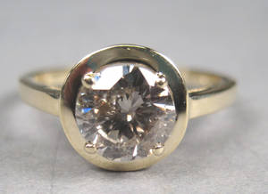 Solitairering Ca. 1.14 ct.