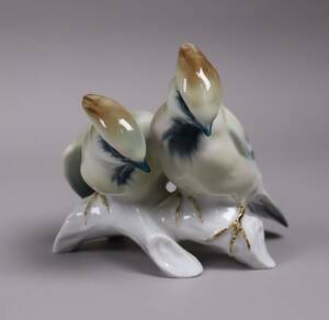 Rörstrand, figurin, sidensvansar