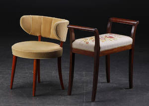 Klaverbænk samt lille salonstol 2