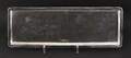 Serveringsbricka i silver, GAB, 1966